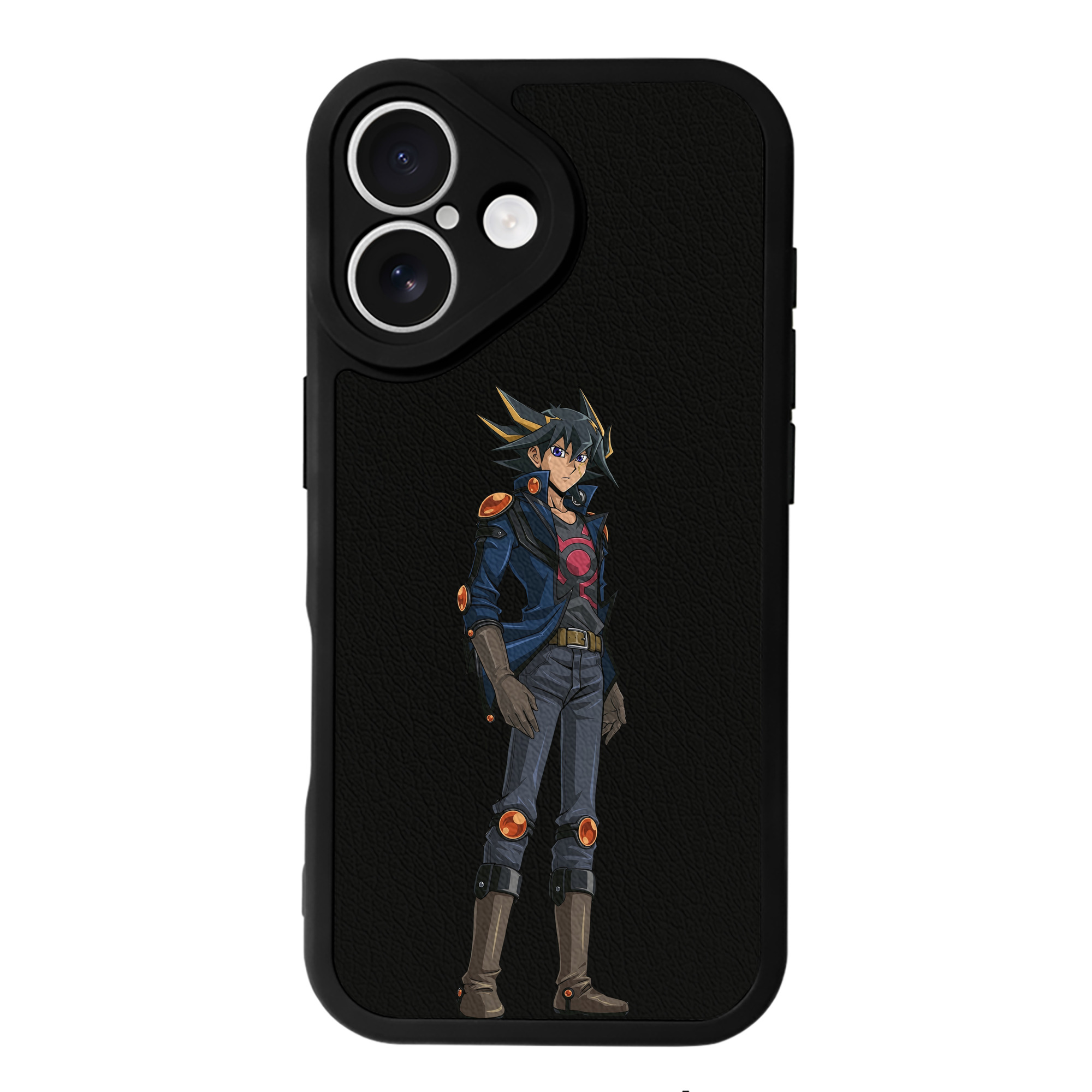 遊☆戯☆王 Yu-Gi-Oh! 【iPhone 16シリーズ対応】シリコンスマホケース（レザー調） 材質：シリコン